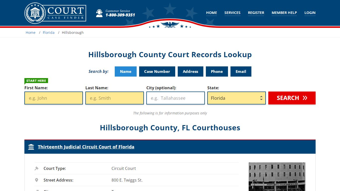 Hillsborough County Court Records | FL Case Lookup